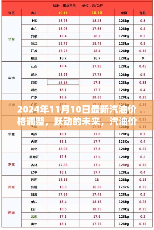 躍動的未來，汽油價格調(diào)整背后的勵志故事與力量，2024年最新動態(tài)