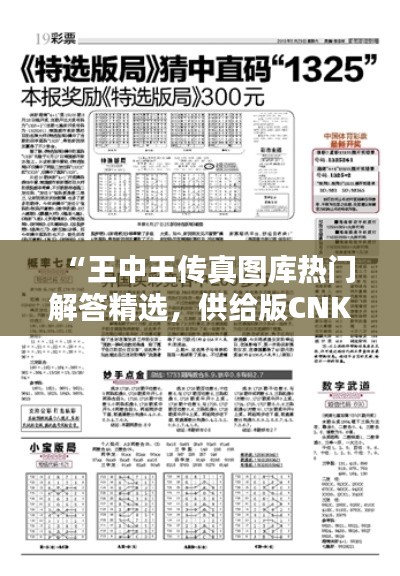 “王中王傳真圖庫熱門解答精選，供給版CNK575.39”