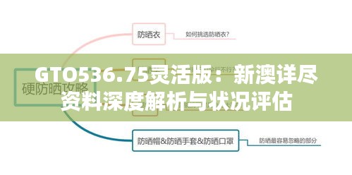 GTO536.75靈活版：新澳詳盡資料深度解析與狀況評估