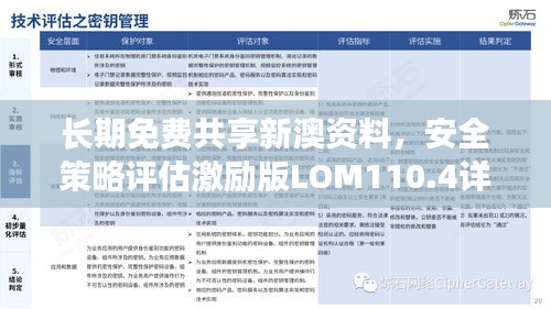 長期免費共享新澳資料，安全策略評估激勵版LOM110.4詳解