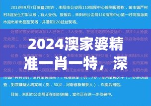 2024澳家婆精準(zhǔn)一肖一特，深度解析精選版QRI748.52解讀