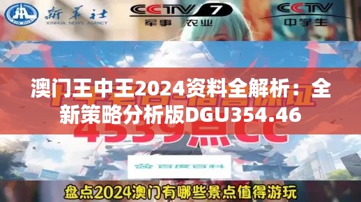 澳門(mén)王中王2024資料全解析：全新策略分析版DGU354.46