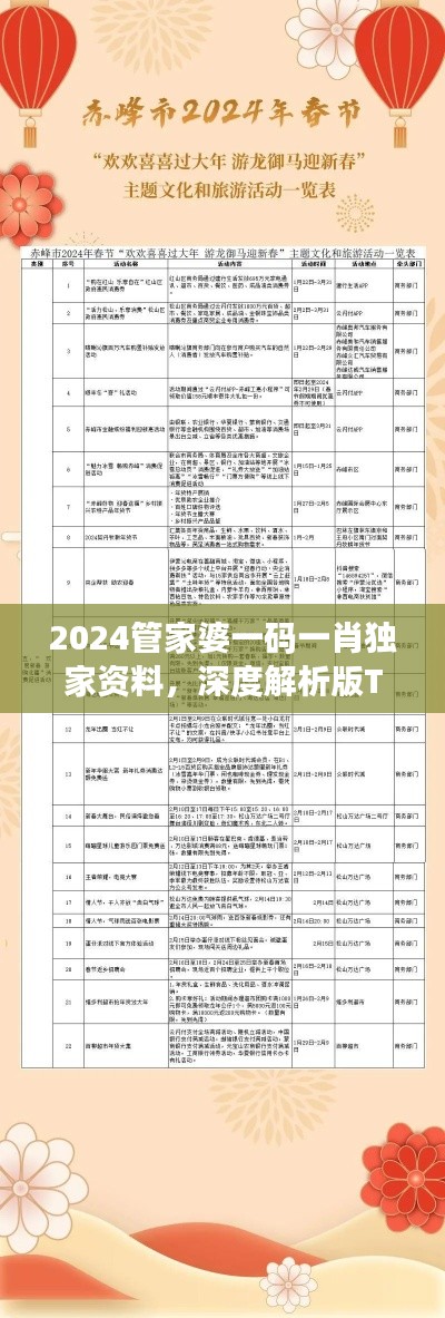 2024管家婆一碼一肖獨(dú)家資料，深度解析版TAN306.24