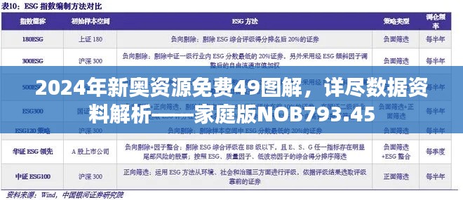 2024年新奧資源免費49圖解，詳盡數(shù)據(jù)資料解析——家庭版NOB793.45