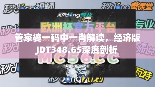 管家婆一碼中一肖解讀，經(jīng)濟(jì)版JDT348.65深度剖析