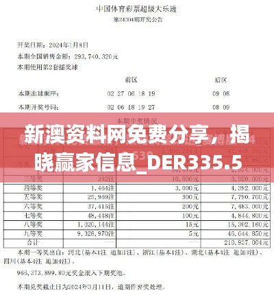 新澳資料網(wǎng)免費(fèi)分享，揭曉贏家信息_DER335.56深度解析