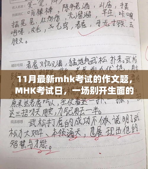 MHK考試日，作文冒險(xiǎn)之旅開啟