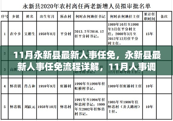 永新縣人事任免全解析，最新人事調(diào)整流程詳解與攻略