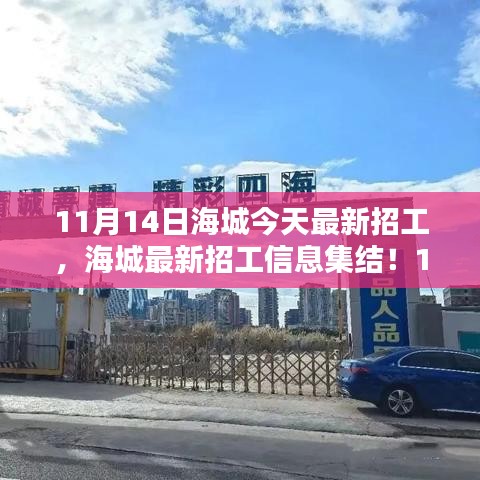 11月14日海城最新招工信息大放送，崗位集結(jié)，理想工作等你來挑！