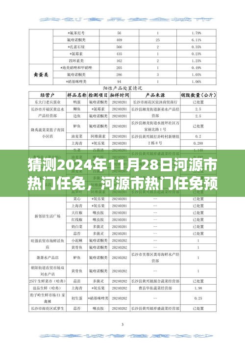 河源市熱門任免預測報告，揭秘2024年11月28日的人才動向深度分析