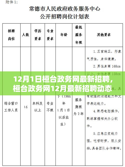 桓臺政務(wù)網(wǎng)12月最新招聘動態(tài)，開啟職業(yè)機遇之門