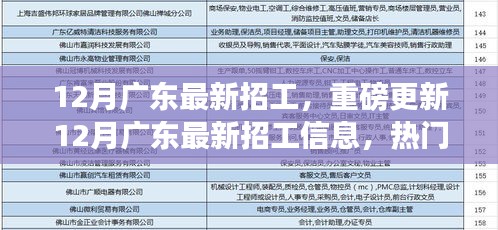 12月廣東最新招工信息更新，熱門職位等你來挑戰(zhàn)！