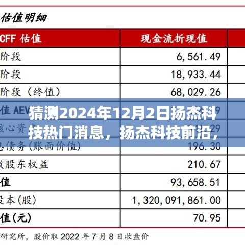 揚杰科技前瞻，預(yù)測與全面評測，揭秘2024年12月2日熱門消息動態(tài)