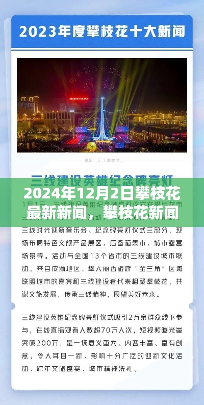 攀枝花新篇章開啟，最新新聞特寫報道，日期為2024年12月2日