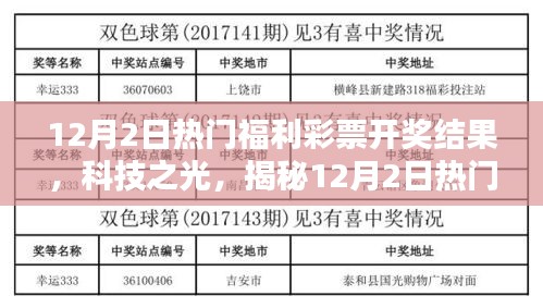 揭秘科技之光，福利彩票開獎(jiǎng)結(jié)果揭曉，開啟未來彩票新紀(jì)元！