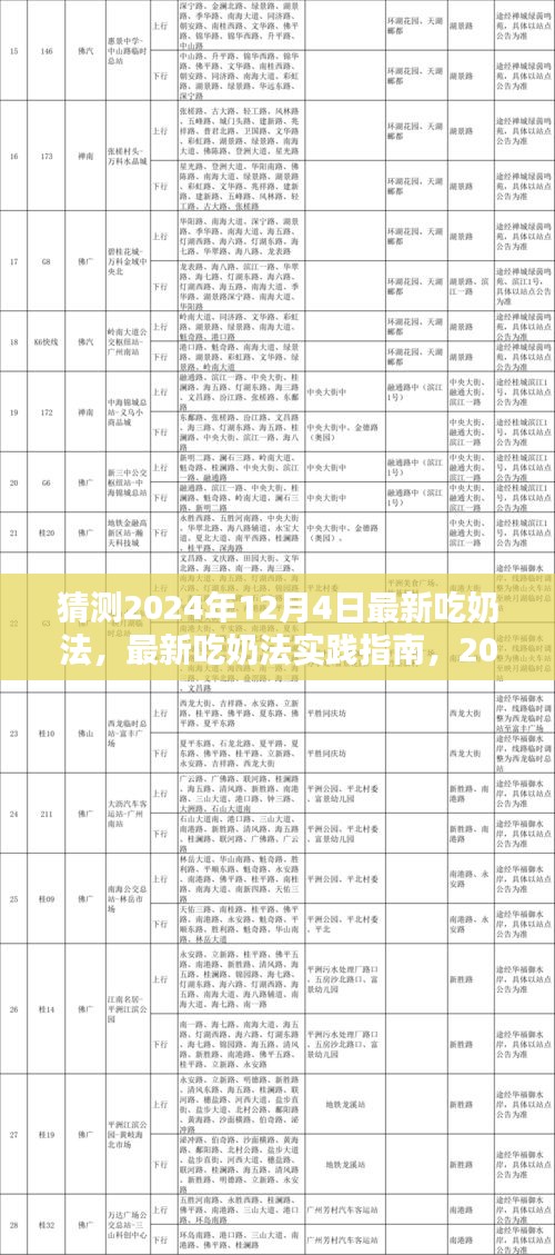 揭秘，最新吃奶法實(shí)踐指南與步驟詳解（預(yù)測(cè)版 2024年12月4日）