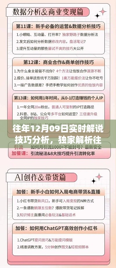 獨(dú)家解析，往年12月09日解說技巧深度剖析，小紅書助你走向成功之路！