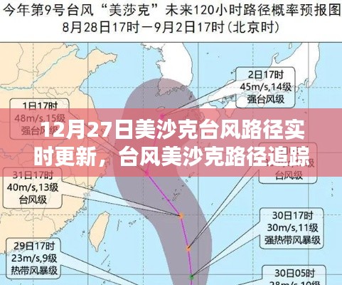 臺風(fēng)美沙克路徑實(shí)時(shí)更新，最新動態(tài)、影響分析及追蹤報(bào)道（12月27日）