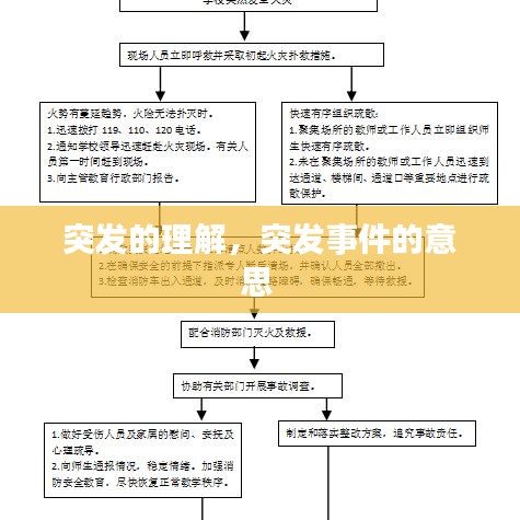 突發(fā)的理解，突發(fā)事件的意思 