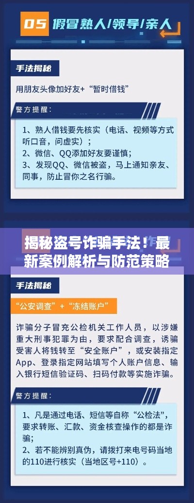 揭秘盜號詐騙手法！最新案例解析與防范策略全攻略