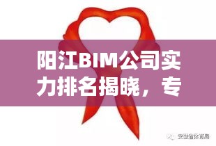 陽江BIM公司實力排名揭曉，專業(yè)優(yōu)質(zhì)服務(wù)引領(lǐng)行業(yè)！