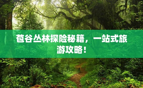 苞谷叢林探險(xiǎn)秘籍，一站式旅游攻略！
