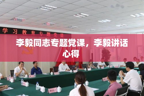 李毅同志專(zhuān)題黨課，李毅講話(huà)心得 