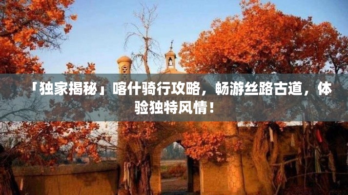 「獨(dú)家揭秘」喀什騎行攻略，暢游絲路古道，體驗(yàn)獨(dú)特風(fēng)情！