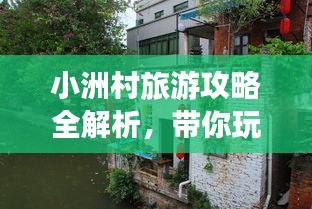 小洲村旅游攻略全解析，帶你玩轉(zhuǎn)這座魅力村落！