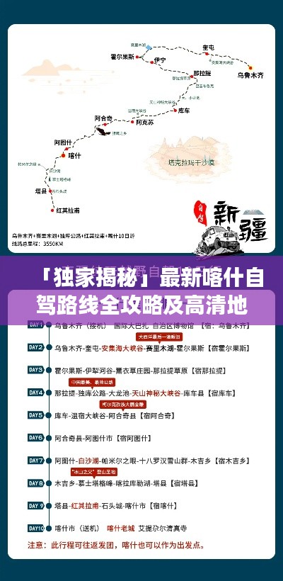 「獨(dú)家揭秘」最新喀什自駕路線全攻略及高清地圖，暢游無憂！