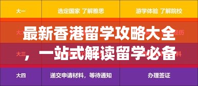 最新香港留學(xué)攻略大全，一站式解讀留學(xué)必備指南！