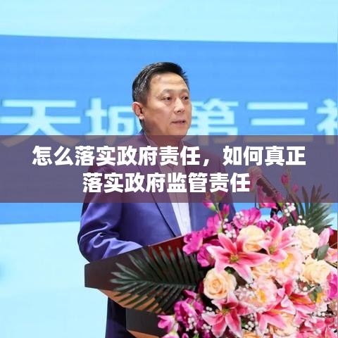 怎么落實政府責(zé)任，如何真正落實政府監(jiān)管責(zé)任 