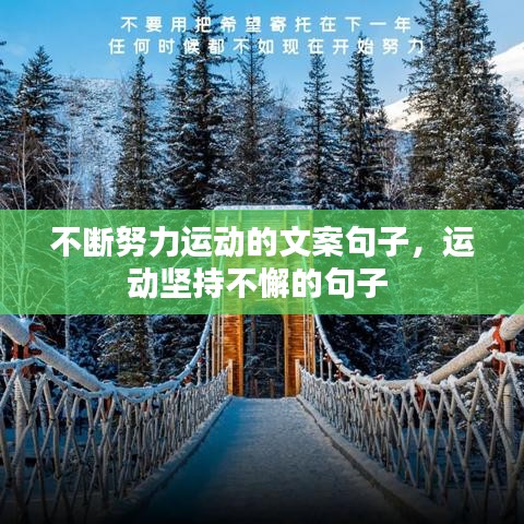 不斷努力運(yùn)動(dòng)的文案句子，運(yùn)動(dòng)堅(jiān)持不懈的句子 