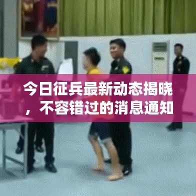 今日征兵最新動(dòng)態(tài)揭曉，不容錯(cuò)過的消息通知！